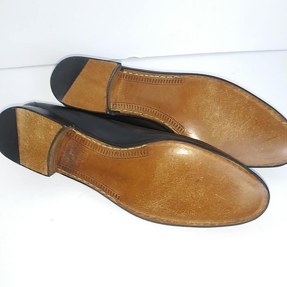 Gravati Black Leather Slip On Loafers Sz 10.5M - Picture 8 of 8